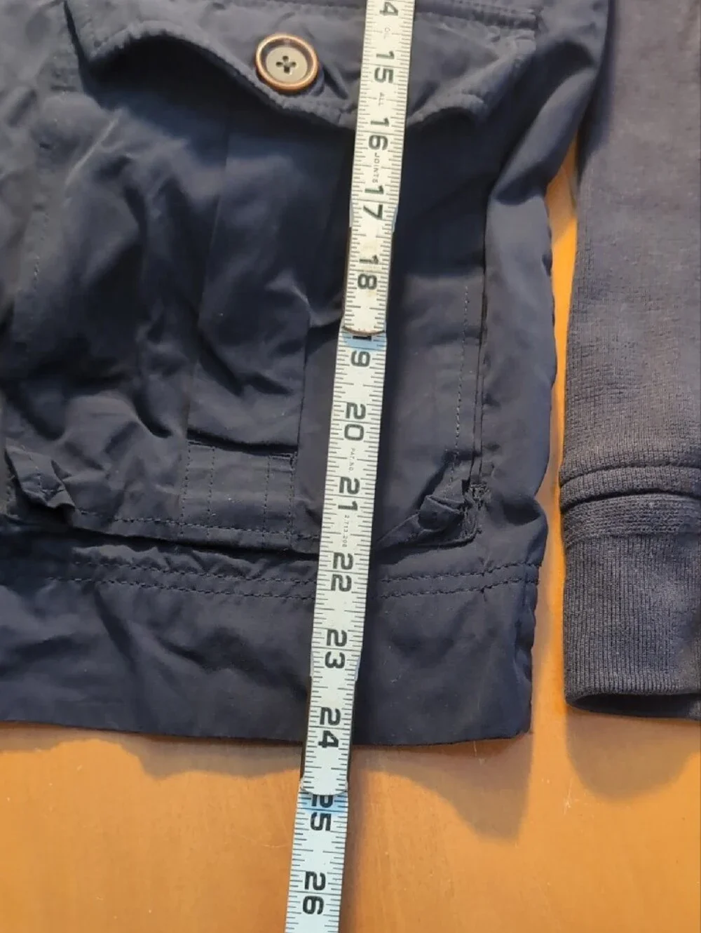 Banana Republic Navy Military-Style Field Jacket